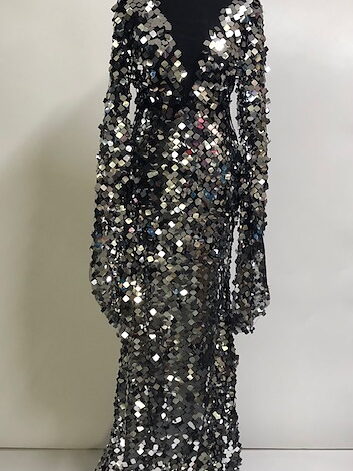 Glitter zilver